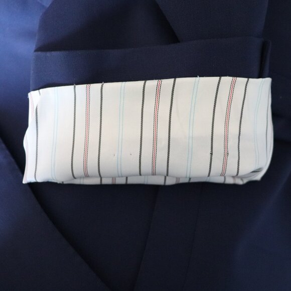 Ralph Lauren Men's Blue 44L Single-Breasted Wool V-Neck Formal Lined Blazer - Picture 11 of 15